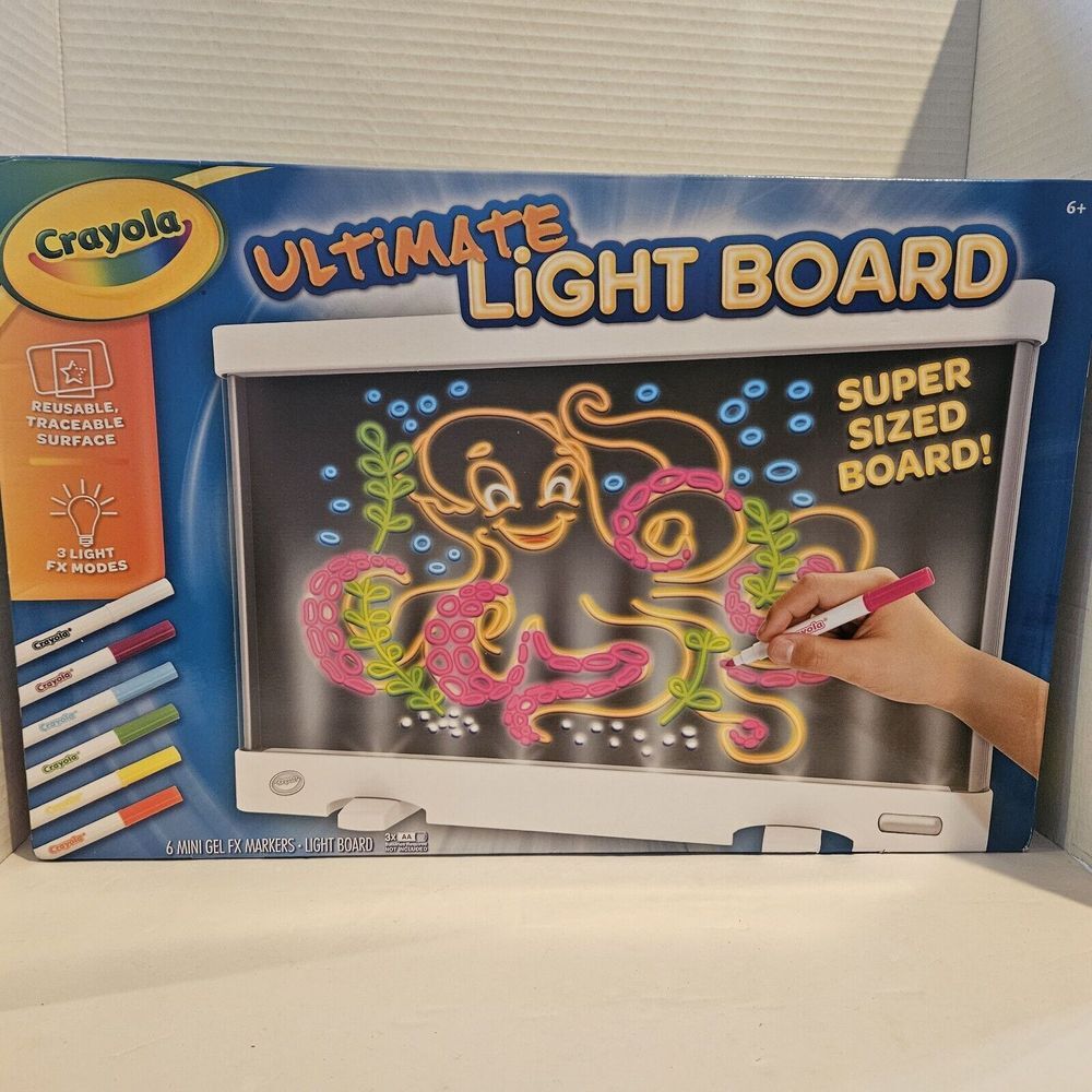 Crayola Ultimate Light Board Drawing Tablet, Gift for Kids Ages 6+ New In Box‎